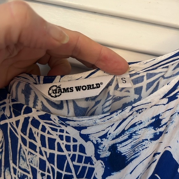 Jams World Hawaiian print rayon dress - Picture 5 of 5